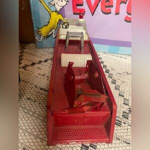 Classic Red Toy Fire Truck BUDDY L METAL TOY